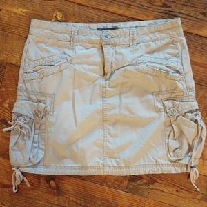 Prana Ellia Grey Cargo Skirt Size 4